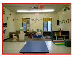 View of the toddler room